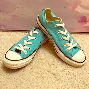 Aqua Converse Sneakers